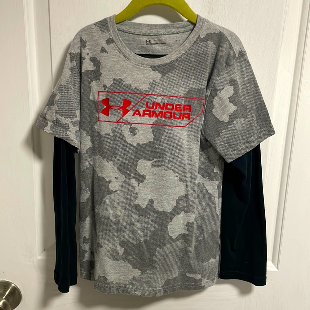 Under armor shirt and pants set size 7